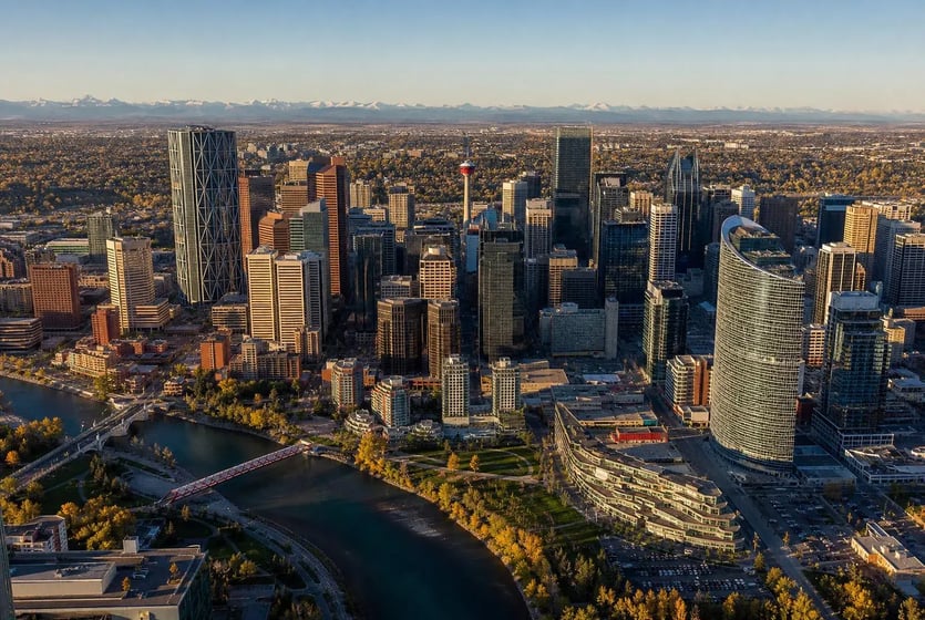 Calgary, Alberta map area