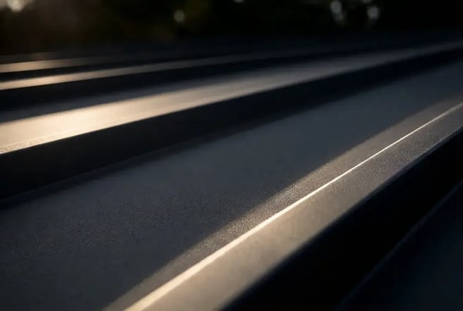 Standing seam metal roofing