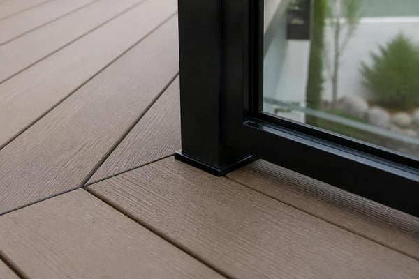 Composite deck board detail