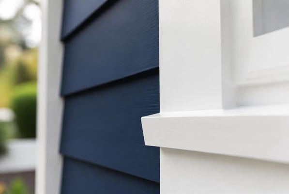 Exterior trim paint detail